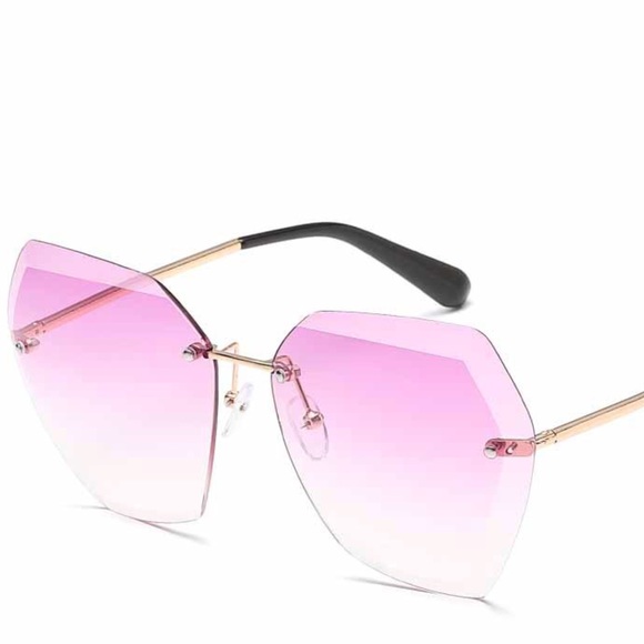 Large frameless sunglasses - Picture 4 of 4